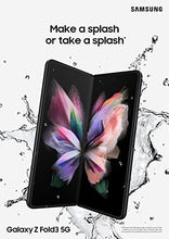 Load image into Gallery viewer, Samsung Electronics Galaxy Z Fold 3 5G Factory Unlocked Android Cell Phone US Version Smartphone Tablet 2-in-1 Foldable Dual Screen Under Display Camera 256GB Storage, Phantom Black
