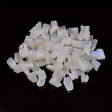 Load image into Gallery viewer, 50 carats Natural Blue Fire Rainbow Moonstone Rough Gemstone 3 To 5 Pcs, Raw Crystals, Moonstone Rock, Jewelry Making Supplies, Chakra Healing, Energy Stone, Reiki, ART-CRAFTS-DIY Stone
