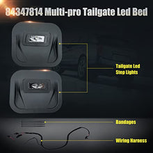 Load image into Gallery viewer, 84347814 Multi-Pro Tailgate Step Light LED Bed + Wire Kit Compatible with GMC Sierra 1500 2019-2021, Sierra 2500 HD 3500 HD 2020-2021 Chevrolet Silverado 1500 2500 HD 3500 HD 2020
