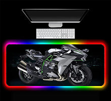 Load image into Gallery viewer, Mouse Pads Motorcycle Large LED RGB Gaming Mouse Pad Game Lighting Backlight Gamer XXL Pad Keyboard Gaming Accessories 27.55 inch x12 inch
