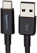 Load image into Gallery viewer, Amazon Basics USB Type-C to USB-A 2.0 Male Charger Cable, 9 Feet (2.7 Meters), Black
