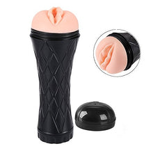 Load image into Gallery viewer, Masturbator Male Pocket Pussy Oral Sex Toys Blow Job with 3D Realistic Vagina Stroker with Penis Ring, Man Masturbation with Realistic Textured Removable Sleeves POI98
