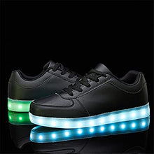 Load image into Gallery viewer, SANYES USB Charging Light Up Shoes Sports LED Shoes Dancing Sneakers SYDB551-Black-40
