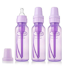 Load image into Gallery viewer, Dr. Brown's Girls' 6 Pack 8 oz. Bottles - 3 (8 oz.) Lavender - 3 (8 oz.) Pink - Natural Flow
