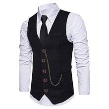 Load image into Gallery viewer, 1920s Mens Costume Fedora Hat,Great Gatsby Gangster Vest,Vintage Pocket Watch,Pre Tied Bow Tie,Tie,TC-L
