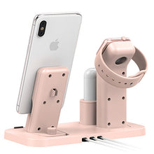 Load image into Gallery viewer, BEACOO Stand for iwatch 5, Charging Stand Dock Station for AirPods Stand Charging Docks Holder, Support for iwatch 5/4/3/2/1 NightStand Mode and for iPhone 11/X/7/7plus/SE/5s/6S
