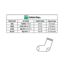 Load image into Gallery viewer, COTTON DAY Boys Fun Novelty Design Socks Bright Colors Pack of 5 (sharks L: Shoe Size 13.5-3.5)
