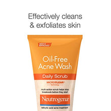 Load image into Gallery viewer, Neutrogena Oil-Free Acne Face Scrub, 2% Salicylic Acid Acne Treatment, Daily Face Wash to Prevent Breakouts, Oil Free Exfoliating Facial Cleanser for Acne-Prone Skin, 4.2 fl. oz
