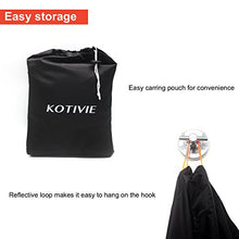 Load image into Gallery viewer, Kotivie Tandem Bicycle Cover Extra Long Bike Storage Cover 2 Seater Bike Cover Trailer Bike Cover Waterproof Sun Protection Black
