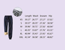 Load image into Gallery viewer, Yeokou Women's Warm Sherpa Lined Athletic Sweatpants Jogger Fleece Pants (Small, Black001)
