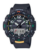 Load image into Gallery viewer, Casio Men's Pro Trek Bluetooth Connected Quartz Sport Watch with Resin Strap, Black, 22.2 (Model: PRT-B50-1CR)
