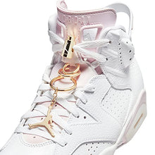 Load image into Gallery viewer, Nike Women's Air Jordan 6 WMNS Gold Hoops, White/Sail/Metallic Gold/Barel, 11.5W
