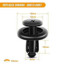 Load image into Gallery viewer, GOOACC 100PCS 7mm 8mm 10mm Compatible with Subaru Push Type Retainer Fasteners Rivets Clips OEM Upgrade for 90914-0007, 90913-0067 &amp; 90914-0051 + Bonus Fastener Remover
