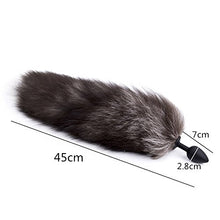 Load image into Gallery viewer, The Alienist 10 Speed Vibrator Silicone Anal Plug Fox Tail Sex Toys for Women Men Vibrating Bullet Anal Vibrator Butt Plug Sex Products, 2PCS
