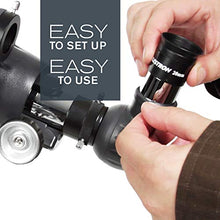 Load image into Gallery viewer, Celestron - AstroMaster 90AZ Refractor Telescope - Refractor Telescope for Beginners - Fully-Coated Glass Optics - Adjustable-Height Tripod - BONUS Astronomy Software Package
