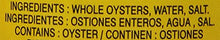 Load image into Gallery viewer, MW Polar Seafood, Boiled Whole Oyster, 8-Ounce (Pack of 12)

