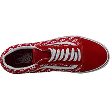 Load image into Gallery viewer, Vans Mens Old Skool Unisex Low Top Sneaker (Old Skool Racing red True White, Numeric_9)
