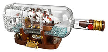 Load image into Gallery viewer, LEGO Ideas Ship in a Bottle 21313 Expert Building Kit, Snap Together Model Ship, Collectible Display Set and Toy for Adults (962 Pieces)
