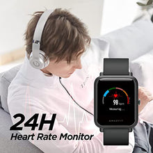 Load image into Gallery viewer, Amazfit Bip S Lite Smart Watch Fitness Tracker for Men, 30 Days Battery Life, 1.28”Always-on Display, 14 Sports Modes, Heart Rate &amp; Sleep Monitor, 5 ATM Waterproof, for Android Phone iPhone(Blue)
