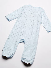 Load image into Gallery viewer, Little Me Baby-Boys Newborn Monkey Star Footie, Light Blue, Preemie
