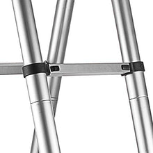 Load image into Gallery viewer, SHZOND 16.5 FT Aluminum Telescopic Extension Ladder 330 LBS Capacity A-Type Telescoping Ladder Multi Purpose Extension Ladder with Spring Loaded Locking (16.5 FT)
