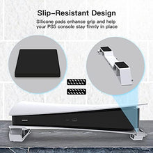 Load image into Gallery viewer, NexiGo PS5 Accessories Holiday Bundle, Playstation 5 Horizontal Stand [Minimalist Design], PS5 Cooling Fan with LED Light, Replacement Face Plate Set for PS5 Disc Edition
