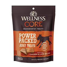 Load image into Gallery viewer, Wellness CORE Pure Rewards Natural Grain Free Jerky Bites Dog Treats, Chicken &amp; Lamb Recipe, 4-Ounce Bag
