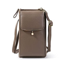 Load image into Gallery viewer, MIAODAM Fashionable Women'S Mobile Phone Bag, Solid Color Vertical All-Match Mini Bag, Ladies Diagonal One-Shoulder Coin Purse (A)
