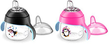 Load image into Gallery viewer, Philips AVENT 2 Piece My Little Sippy Cup, Pink/Black, 7 Ounce
