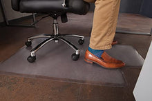 Load image into Gallery viewer, OFM Office Chair Mat for Hardwood Floor - Easy Glide Computer Desk Chair Floor Mat on Hardwood Floors - Plastic Rolling Chair Mat for Hard Floors for Work, Home, Gaming with Extended Lip (36” x 48”)
