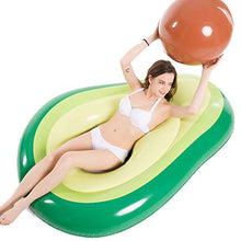 Load image into Gallery viewer, Jasonwell Inflatable Avocado Pool Float Floatie with Ball Water Fun Large Blow Up Summer Beach Swimming Floaty Party Toys Lounge Raft for Kids Adults

