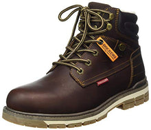 Load image into Gallery viewer, Dockers by Gerli Men's Combat Boots , Brown Schoko 0 , 8.5 US
