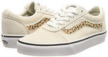 Load image into Gallery viewer, Vans Women's Low-Top Trainers Sneaker, Cheetah Stripe Marshmallow White, 9.5

