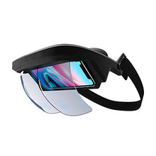 Load image into Gallery viewer, 90°FOV AR Headset, Smart AR Glasses 3D Video Augmented Reality VR Headset Glasses for iPhone &amp; Android (4.5-5.5'' Screen), 3D Videos and Games
