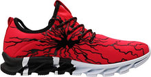 Load image into Gallery viewer, BRONAX Mens Running Off to College Shoes Slip on Lightweight Best Athletic Gifts for Sport Stability Gym Travel Tennis Road Trail Cushion Run Sneakers for Men Size 8 Red
