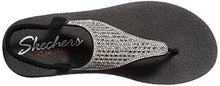 Load image into Gallery viewer, Skechers Cali Women's Meditation-Rock Crown Flat Sandal,black,8 M US

