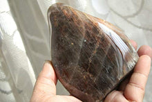 Load image into Gallery viewer, Crystal, Amazing Orbicular Black Moonstones Rock Crystal Small Stone Druzy Slab Reiki K11
