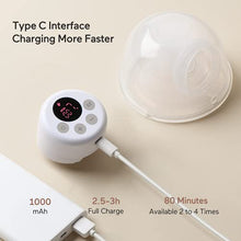 Load image into Gallery viewer, Momcozy Wearable Breast Pump S12, LCD Hands Free Breast Pump, Low Noise &amp; Painless Electric Breast Pump with 2 Mode &amp; 9 Levels, Portable Breastfeeding Breast Pump Can Be Worn in-Bra, 24mm Flange
