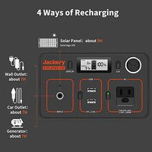 Load image into Gallery viewer, Jackery Portable Power Station Explorer 240, 240Wh Backup Lithium Battery, 110V/200W Pure Sine Wave AC Outlet, Solar Generator (Solar Panel Not Included) for Outdoors Camping Travel Hunting Emergency
