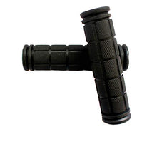 Load image into Gallery viewer, U-JOY Bike Handlebar Grips for Kids Girls Boys, Non-Slip Rubber Mushroom Bicycle Grips for Scooter Cruiser Seadoo Tricycle Wheel Chair Mountain Road Urban Foldable Bike MTB BMX (Black)
