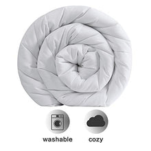 Load image into Gallery viewer, Abakan All Season Full Soft Comforter Down Alternative Quilted Hotel Collection Winter Warm Fluffy-Light white-82x86 Inches
