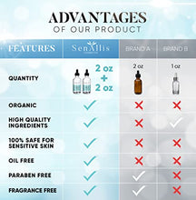 Load image into Gallery viewer, Hyaluronic Acid Serum 2 fl oz And 2 fl oz Double Pack, Made From Pure Hyaluronic Acid, Anti Aging, Anti Wrinkle, Ultra-Hydrating Moisturizer That Reduces Dry Skin Manufactured In USA
