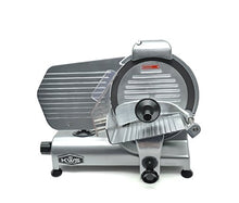 Load image into Gallery viewer, KWS Commercial 320w Electric Meat Slicer 10" Frozen Meat Deli Slicer Coffee Shop/restaurant and Home Use Low Noises (Stainless Steel Blade - Silver)
