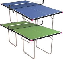 Load image into Gallery viewer, Butterfly Junior Stationary Ping Pong Table - 3/4 Size Table Tennis Table - Space Saver Game Table for Game Room - Regulation Height Ping Pong Table - Sturdy Frame - Ships Assembled with Net , 7' x 4' x 2'6"
