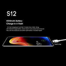 Load image into Gallery viewer, Mobile Phone, S12 Android 9.1, 6.1-inch Water Drop Full Screen, Unlocked 5G Smartphone SIM Free Calls, 4800mAh Large Battery Fast Charging, 8MP+16MP Dual Camera, 6GB+128GB, Fingerprint, Face ID
