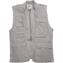 Load image into Gallery viewer, Humvee Photo Safari Vest, Khaki, L HMV-VS-K-L by CampCo
