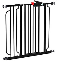Load image into Gallery viewer, Regalo Easy Step Extra Tall Walk Thru Baby Gate, Bonus Kit, Includes 4-Inch Extension Kit, 4 Pack of Pressure Mount Kit and 4 Pack of Wall Cups and Mounting Kit, Black
