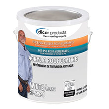 Load image into Gallery viewer, Dicor RPCRC1 White EPDM Rubber Roof Coating - 1 Gallon
