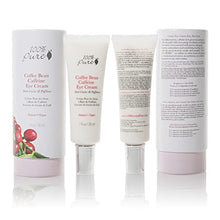 Load image into Gallery viewer, 100% Pure Coffee Bean Caffeine Eye Cream Refresh &amp; Hydrate Under Eye Treatment Reduce Puffiness, Dark Circles, Wrinkles with Green Tea, Rose Hip, Vitamin E - Youthful Vibrant Eyes - Vegan - 1 oz
