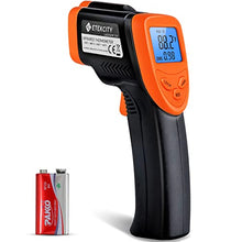 Load image into Gallery viewer, Etekcity Infrared Thermometer Upgrade 774 (Not for Human) Temperature Gun Non-Contact Digital Lasergrip -58℉~ 716℉ (-50℃ ~ 380℃)with Adjustable Emissivity &amp; Max Measure, Orange and Black
